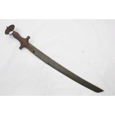 Dagger Antique Knife New Damascus Steel Blade Old Damaged Handle Handmade D842